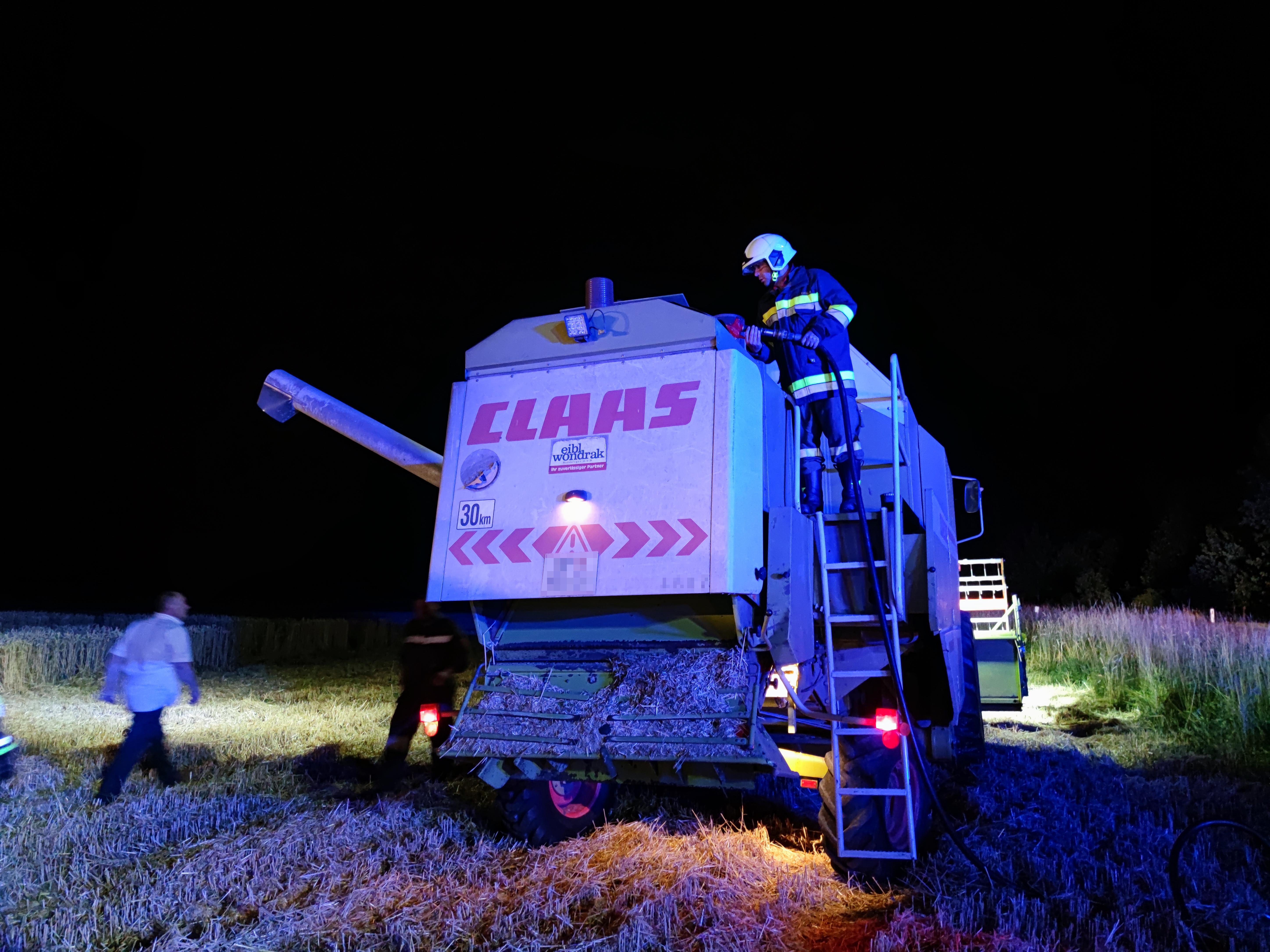 Mähdrescherbrand