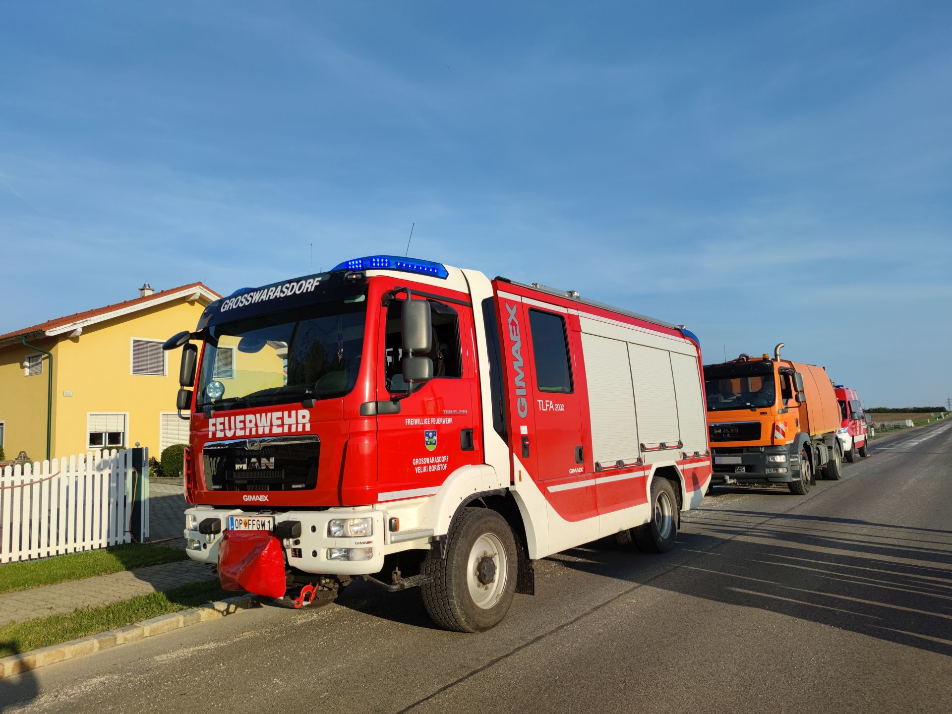 Kunstdünger auf Straße